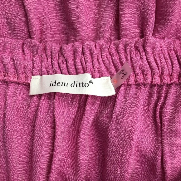 Pink Ruffled Mini Dress - Picture 6 of 8